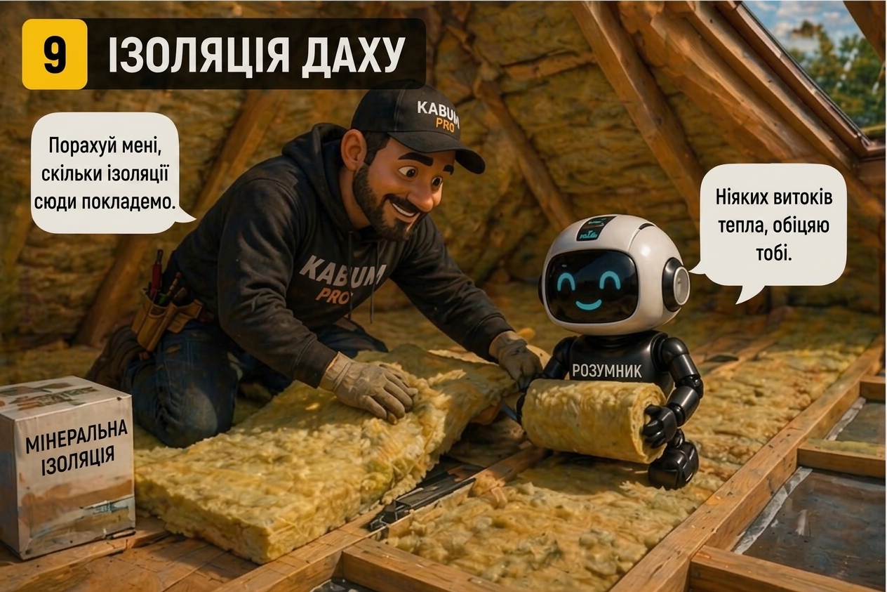 Ізоляція даху