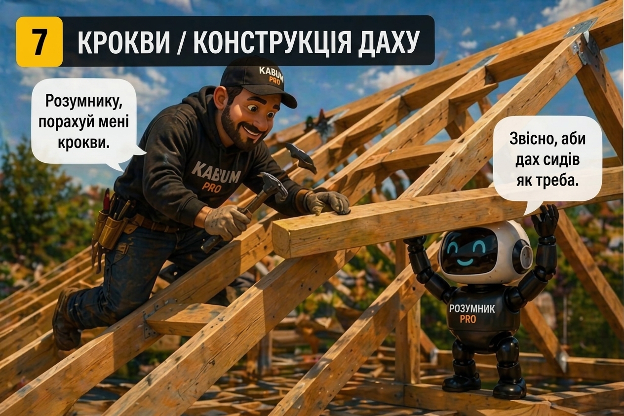 Крокви / конструкція даху