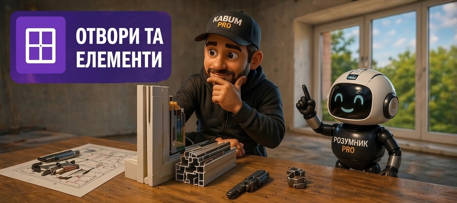 Отвори та елементи